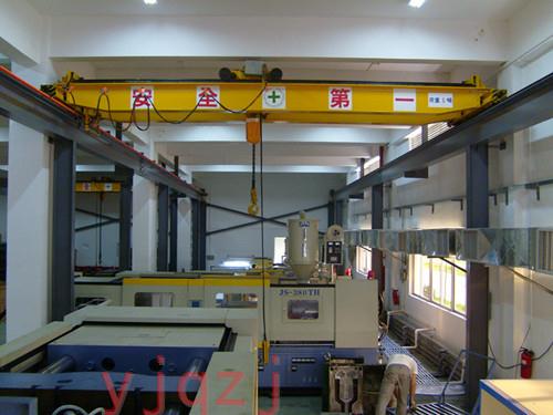 昱嘉成功案例_喜比斯運動器材（惠州）有限公司5噸雙梁起重機