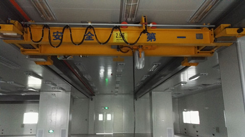 昱嘉成功案例-東莞艾文斯無塵室用起重機